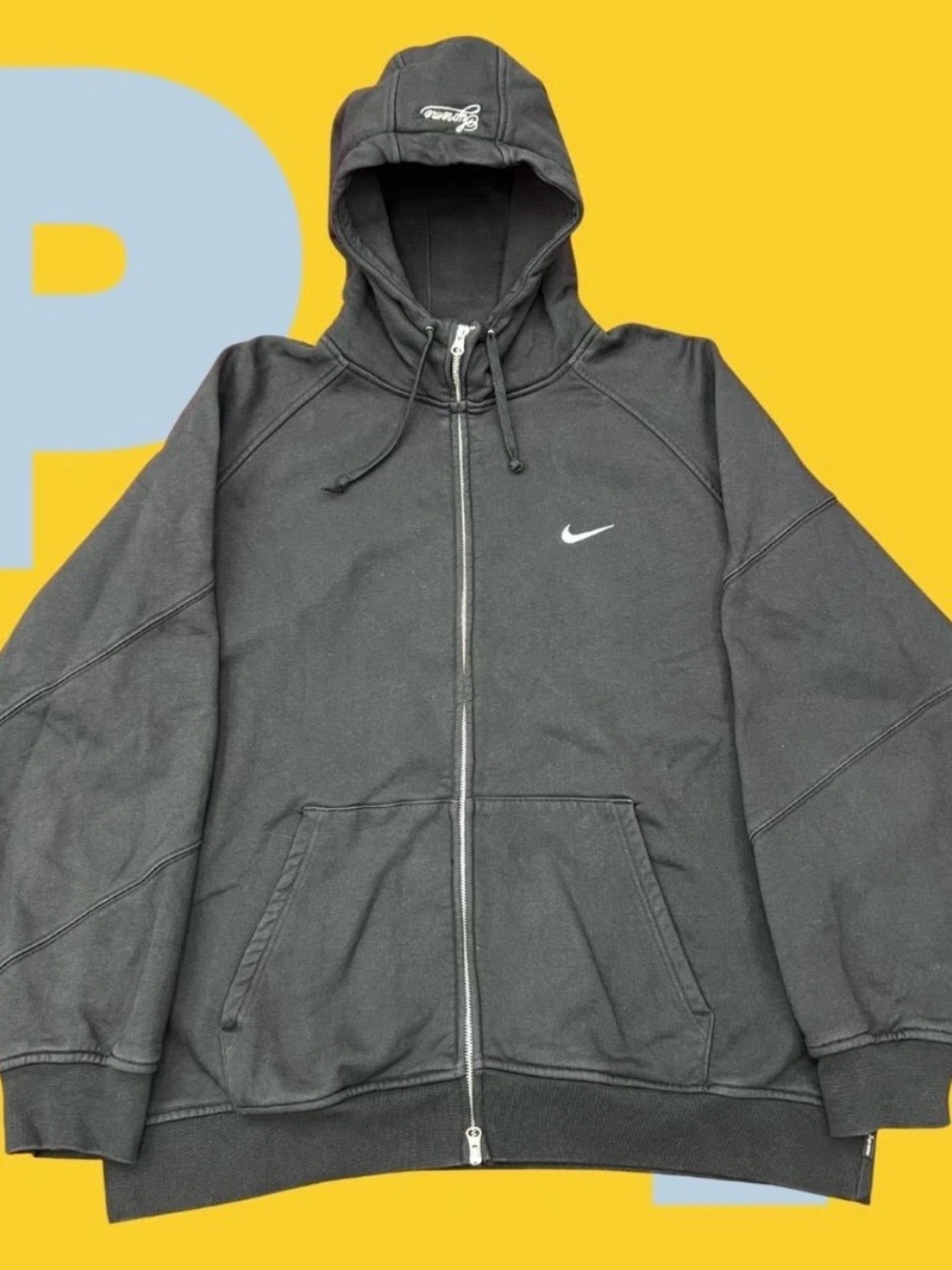 Supreme x Nike Zip Up Hooded Sweatshirt (XX-Large)